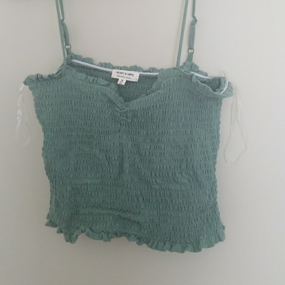 ruffle crop top